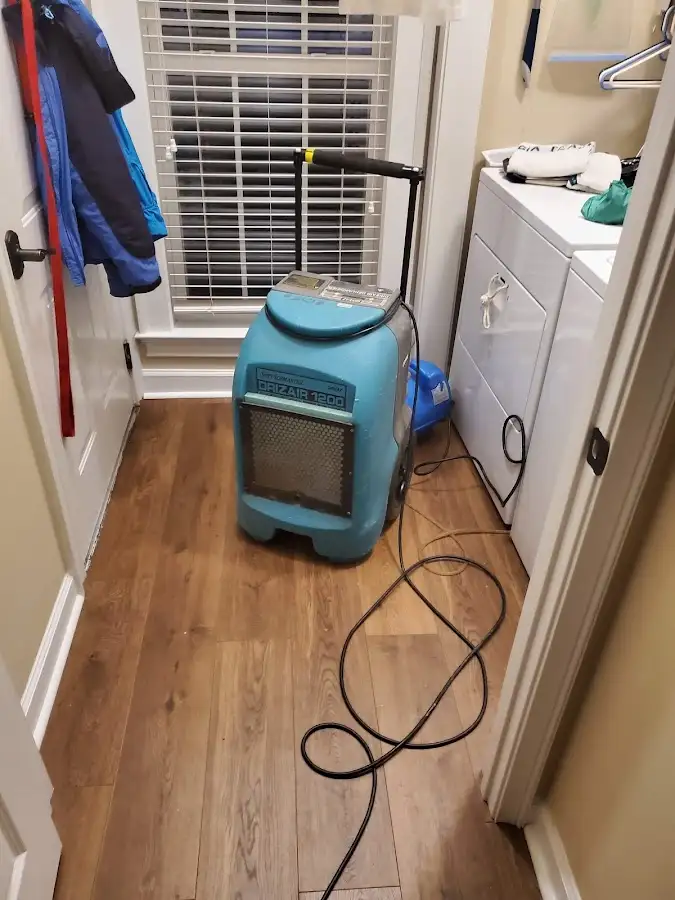 Commercial dehumidifier deployed for Flood Damage Cleanup in Finley
