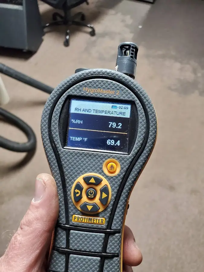 Moisture meter humidity assessment for Mold Remediation & Removal in Finley